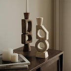 Luxury Geometric Abstract Candle Holder Ornament - image 0