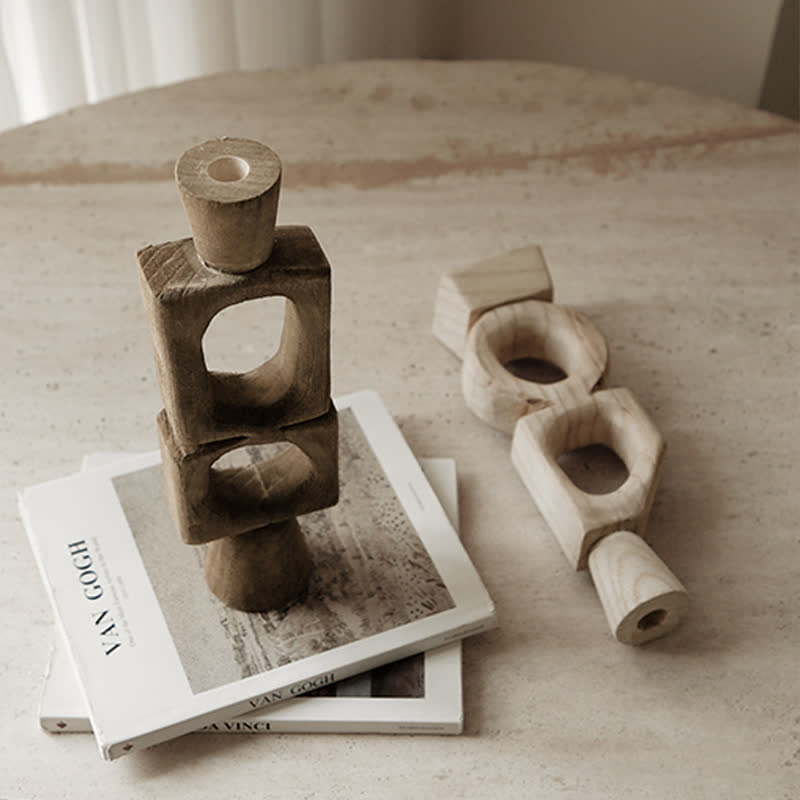 Luxury Geometric Abstract Candle Holder Ornament