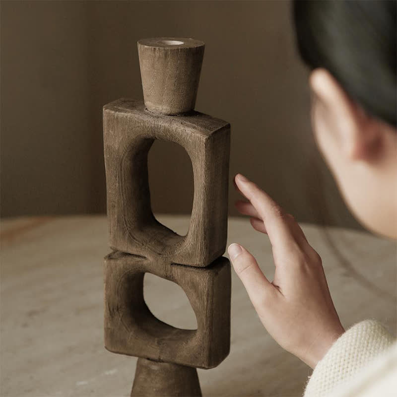 Luxury Geometric Abstract Candle Holder Ornament - image 10