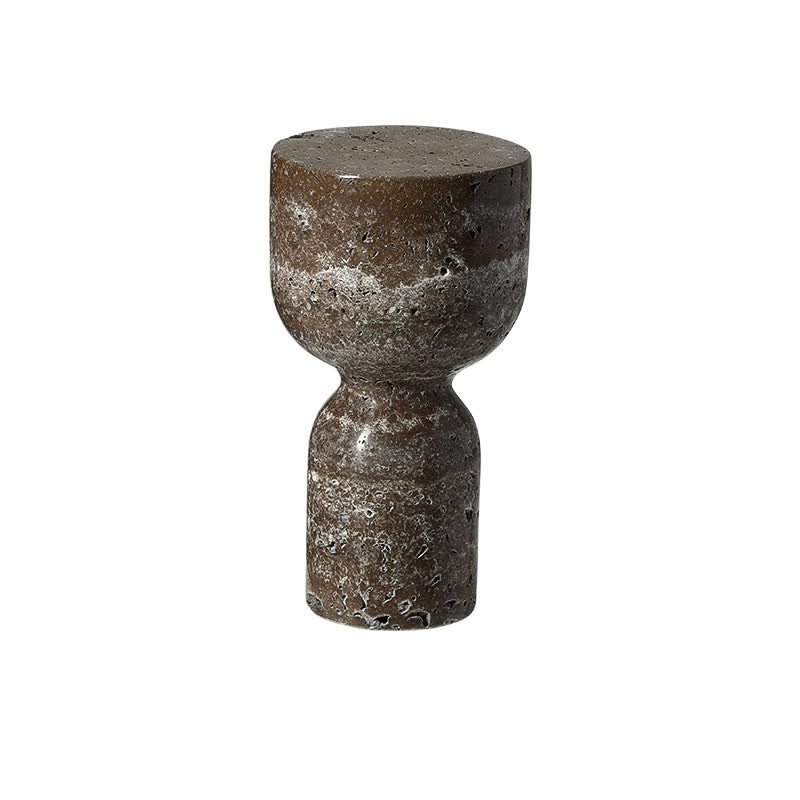 Artistic Cup-Shaped Marble Candle Holder Ornament