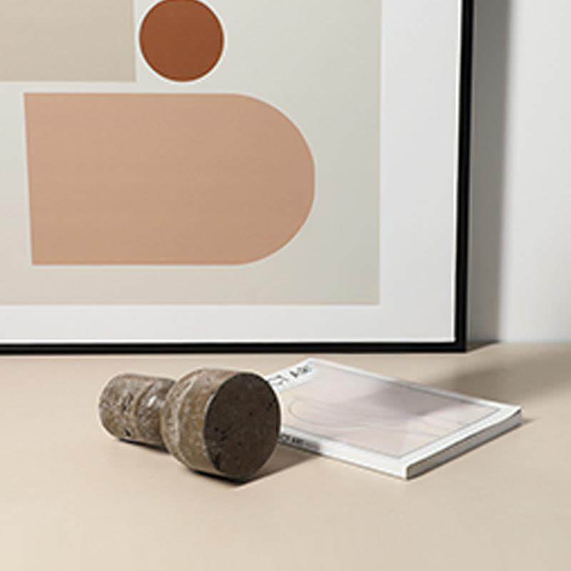 Artistic Cup-Shaped Marble Candle Holder Ornament