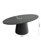 Mid-century Round Solid Wood Pedestal Coffee Table - image 26