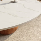 Mid-Century Modern Round Coffee Table For Living Room & Home Decor - image 7