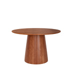 Round Black/Brown Sturdy Barrel Shape Dining Table Solid Wood Pedestal For 2-4 Person - image 7
