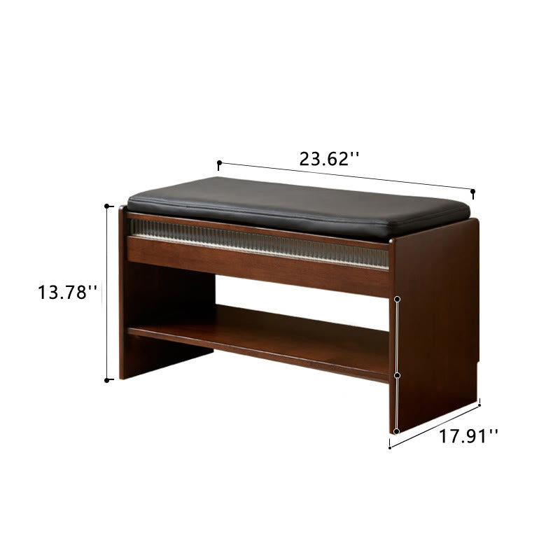 Shoe Bench With Double-layer Open Storage - image 11