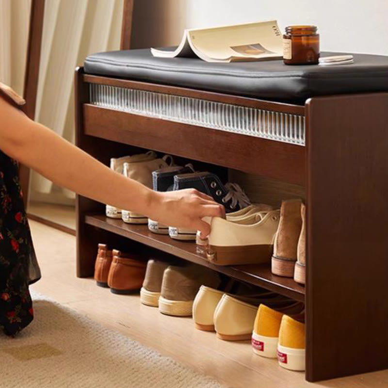 Shoe Bench With Double-layer Open Storage - image 6