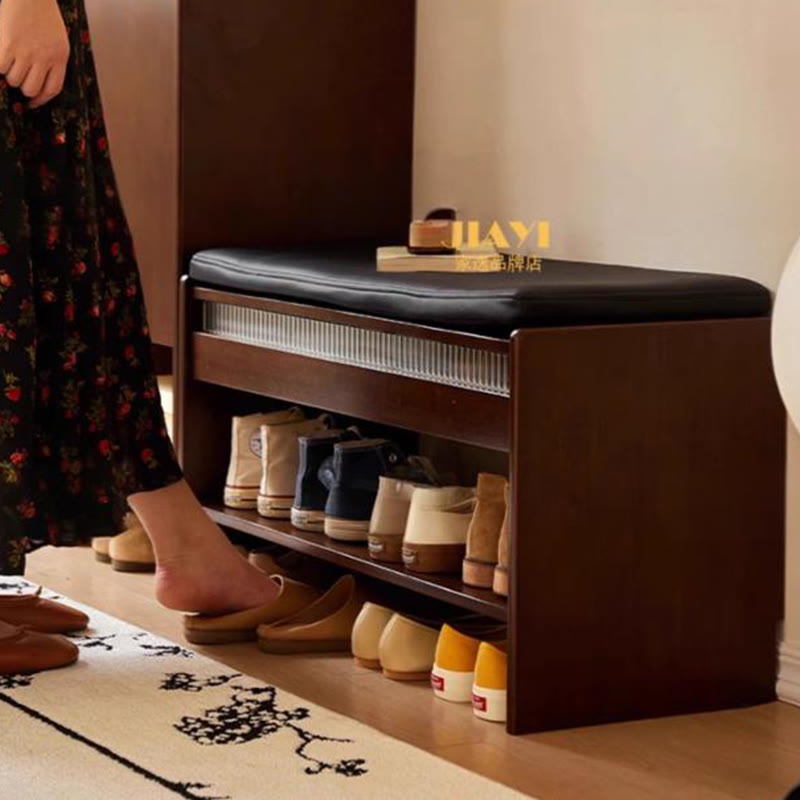 Shoe Bench With Double-layer Open Storage - image 7