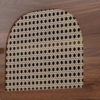 Rattan-panelled Storage Cabinet Shoe Bench - image 6