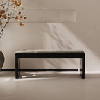 Shoe Bench With Double Circular Design Base - image 6