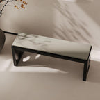 Shoe Bench With Double Circular Design Base - image 7