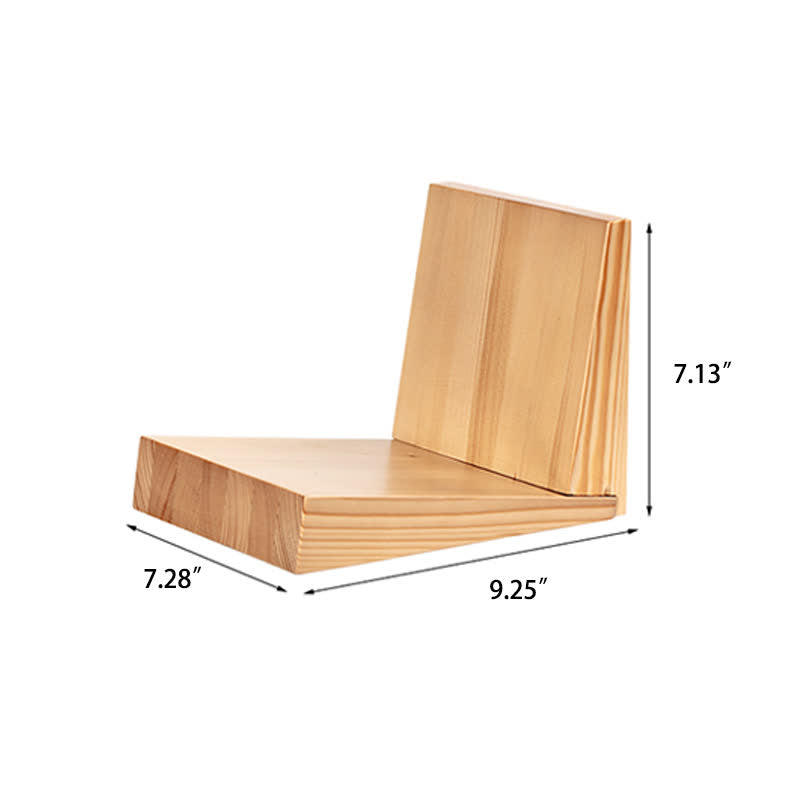 Solid Wood Minimalist Desktop Bookshelf