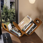 W-Shaped Wooden Desktop Book Rack - image 6