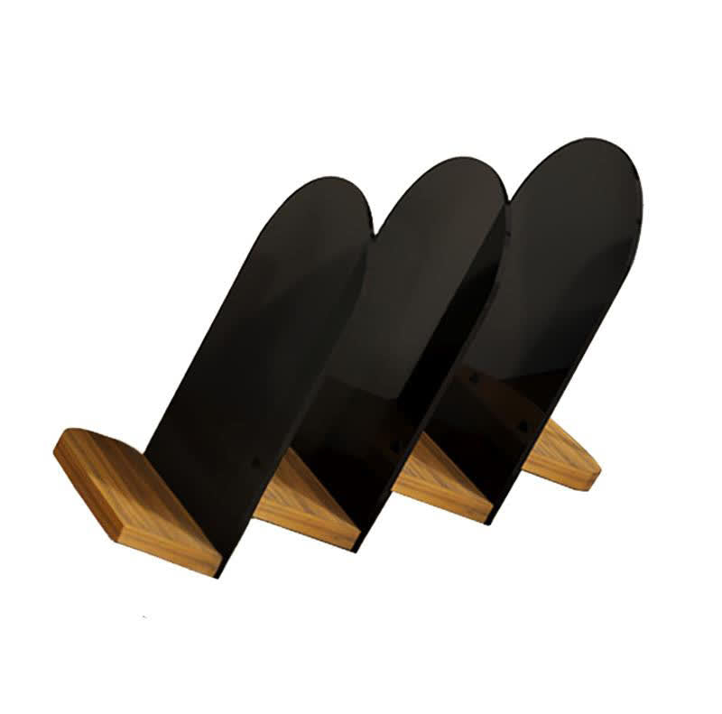 Acrylic Slanted Desktop Bookshelf Organizer - image 1