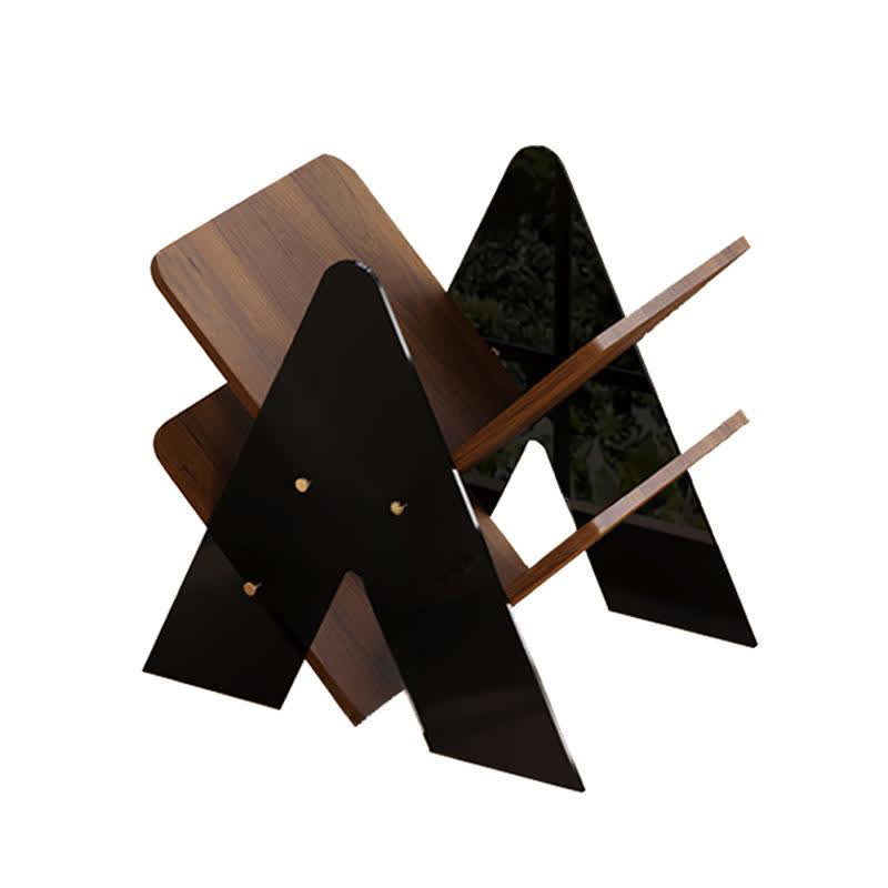 Modern Two-Tier Acrylic Desktop Bookshelf