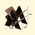 Modern Two-Tier Acrylic Desktop Bookshelf - image 4
