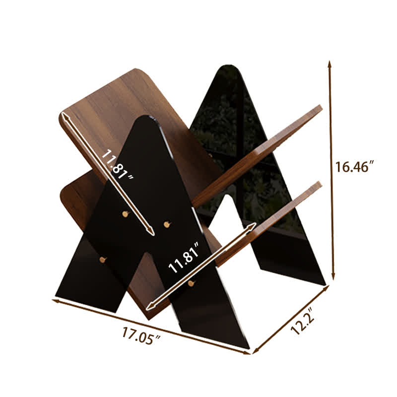 Modern Two-Tier Acrylic Desktop Bookshelf - image 5