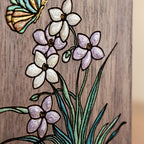 Vintage Floral Solid Wood Desktop Bookends - image 6