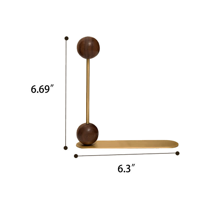 Vintage Metal Wood Decorative Bookends