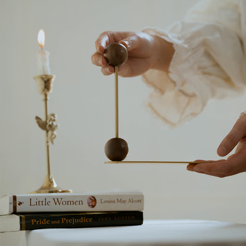 Vintage Metal Wood Decorative Bookends