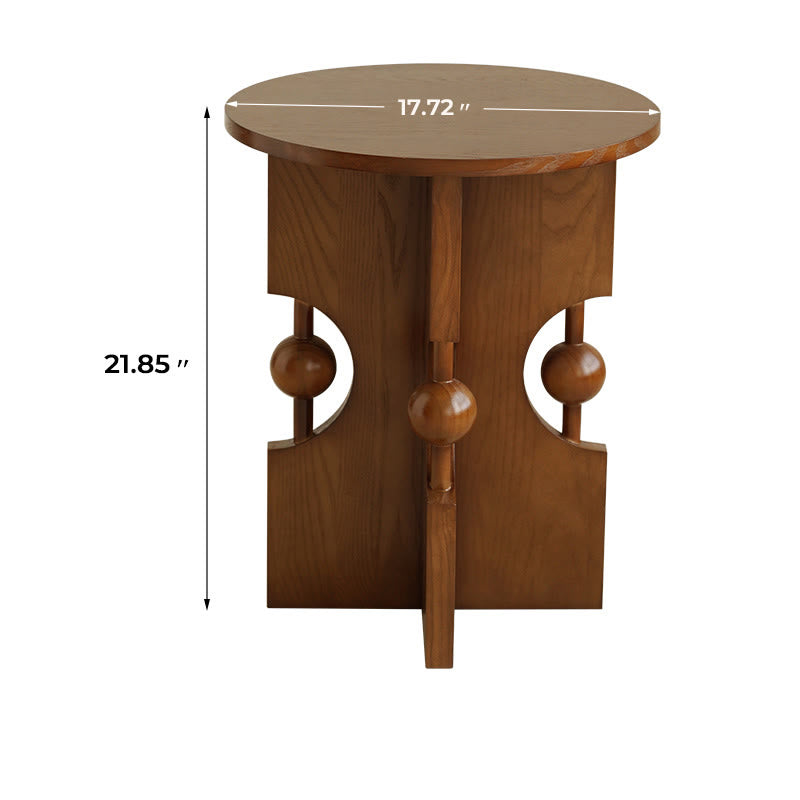 Mid-century Round Ball Side Table - image 10