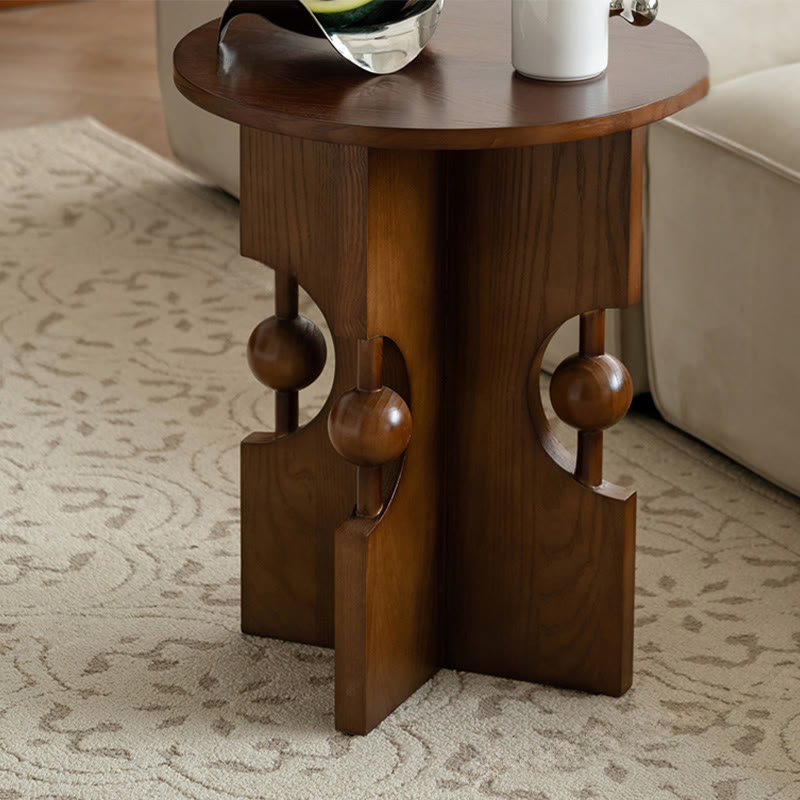 Mid-century Round Ball Side Table - image 6