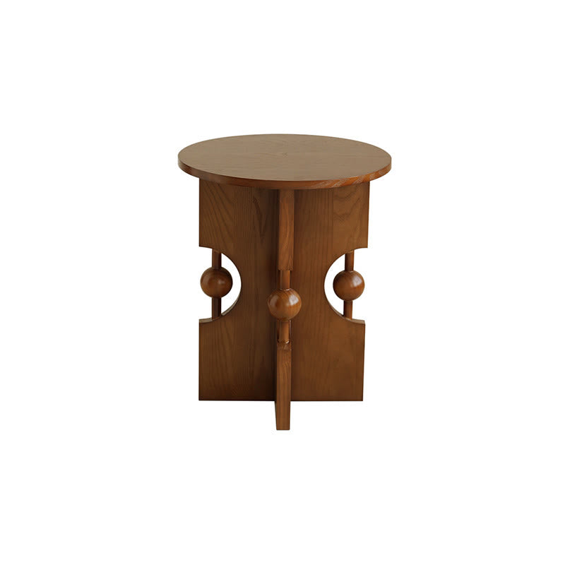 Mid-century Round Ball Side Table - image 1