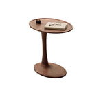 Oval Shaped Wooden Side Table - image 1