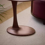 Oval Shaped Wooden Side Table - image 8