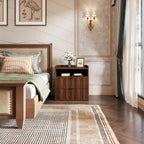 Two-tier Textured Drawer Nightstand - image 5