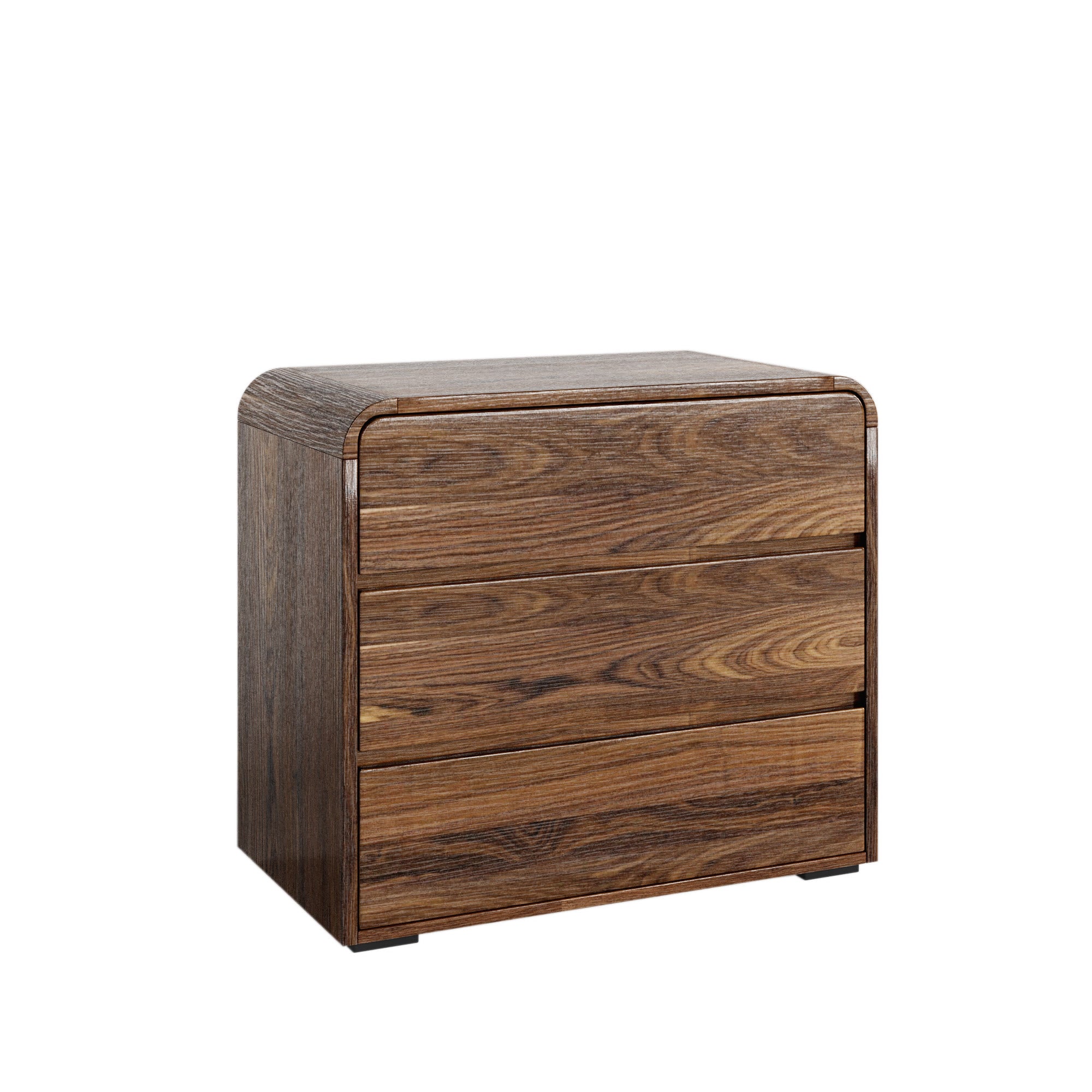 Large-sized Nightstand With Rounded-corner  - image 2