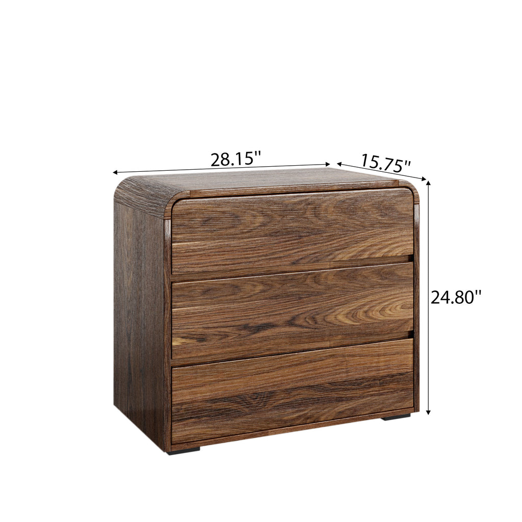 Large-sized Nightstand With Rounded-corner  - image 10