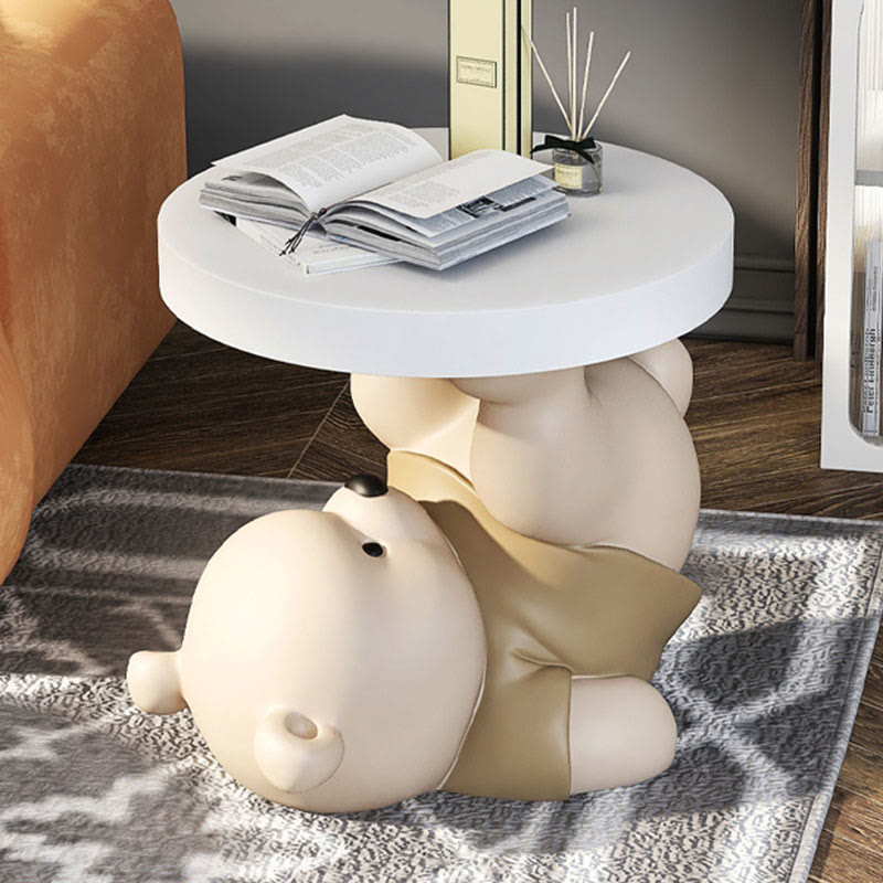 Kiddy Bear Base Side Table - Beige - image 1
