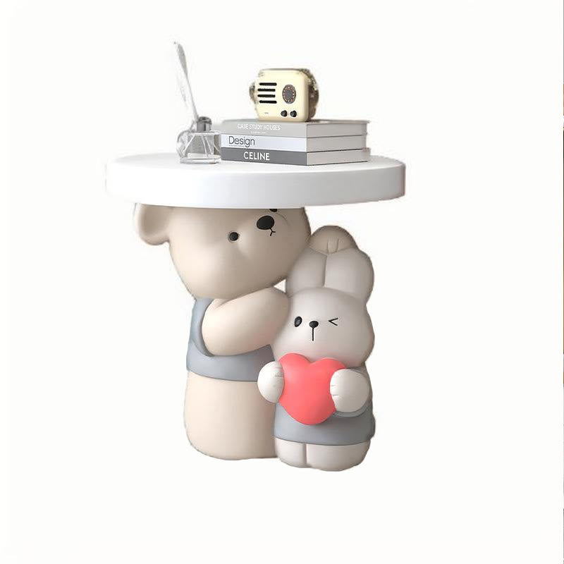 Modern Bear And Bunny Side Table - image 1