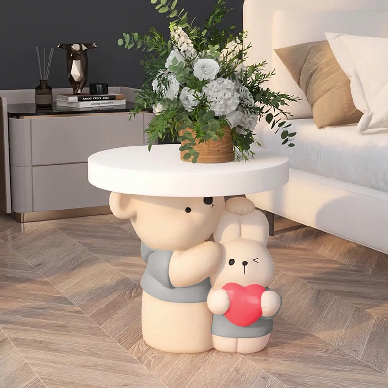 Modern Bear And Bunny Side Table - image 3