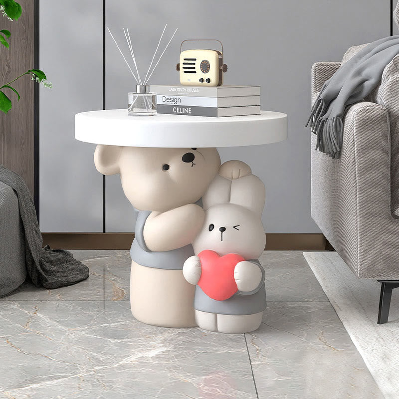 Modern Bear And Bunny Side Table - image 4
