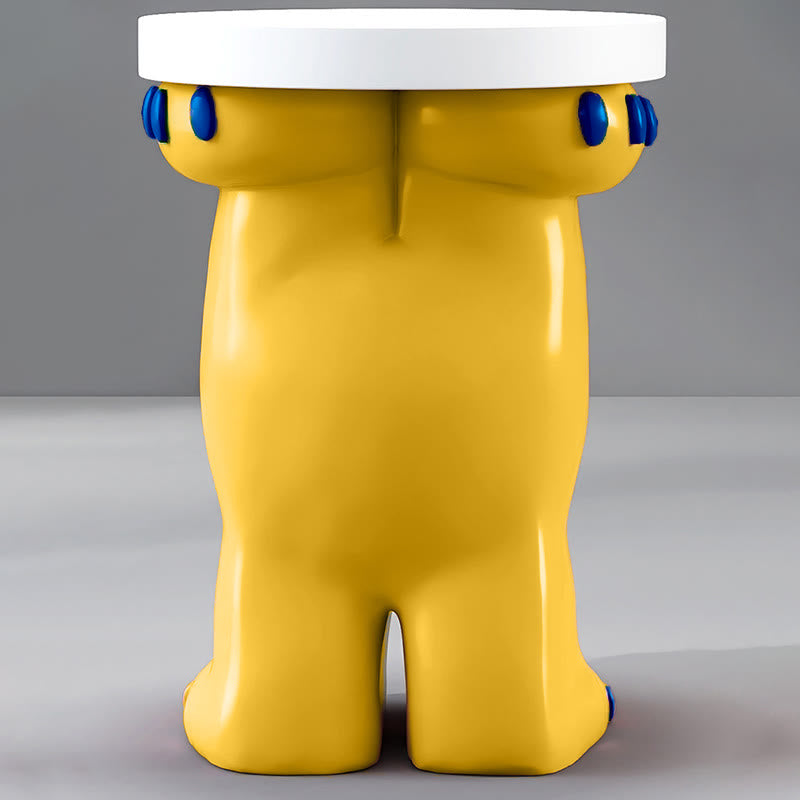 Yellow Lion Base Side Table - image 7