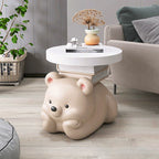 Side Table With Bear In A Prone Position  - image 3