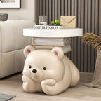 Side Table With Bear In A Prone Position  - image 2