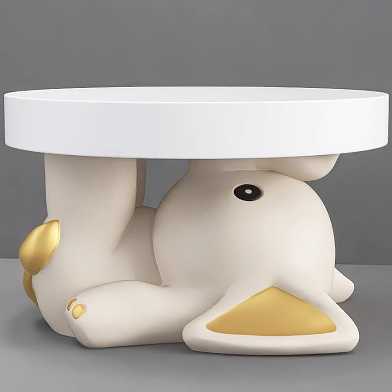 Round Top Side Table With Elephant Base - image 8