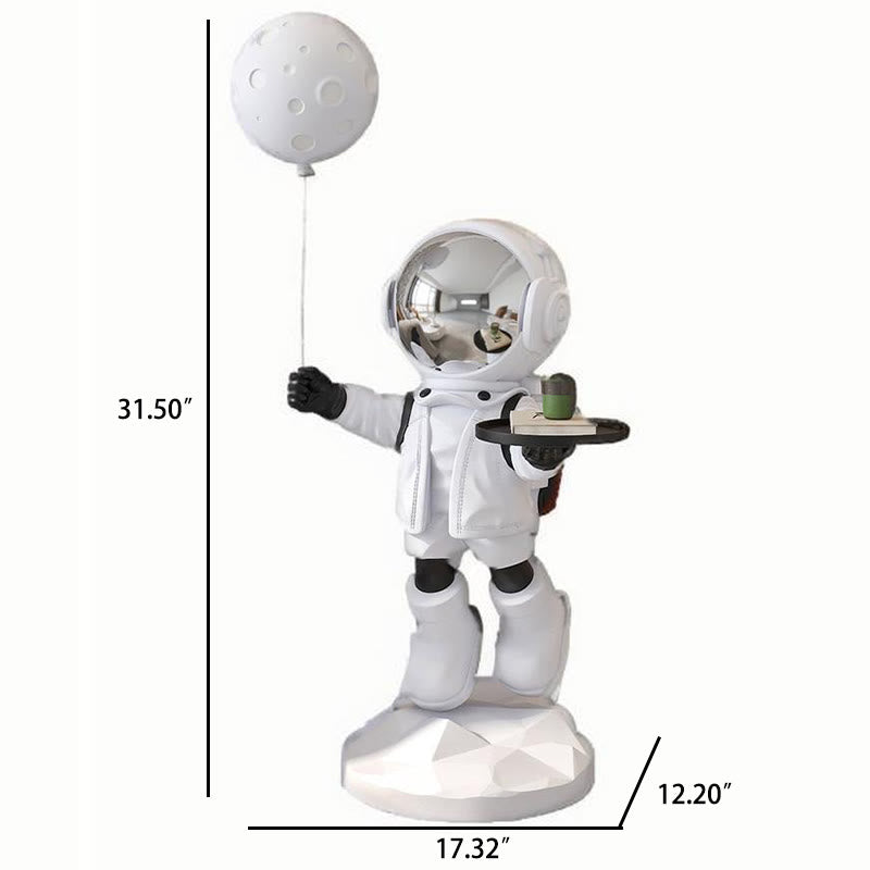 White Astronaut-shaped Side Table - image 9