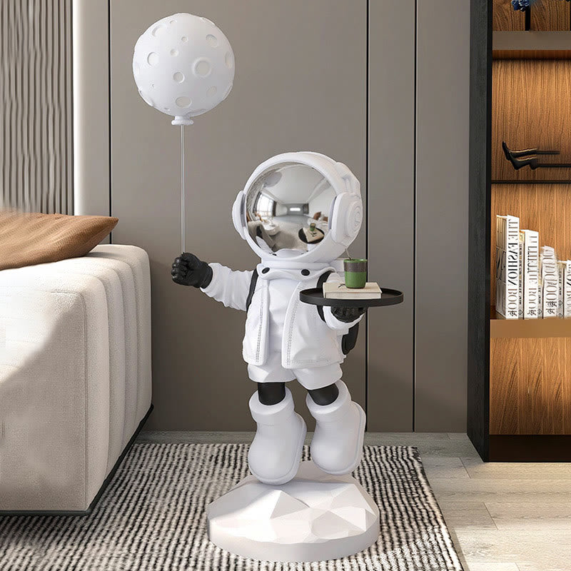 White Astronaut-shaped Side Table - White - image 1