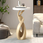 Artistic Lines Side Table - Light Brown - image 0