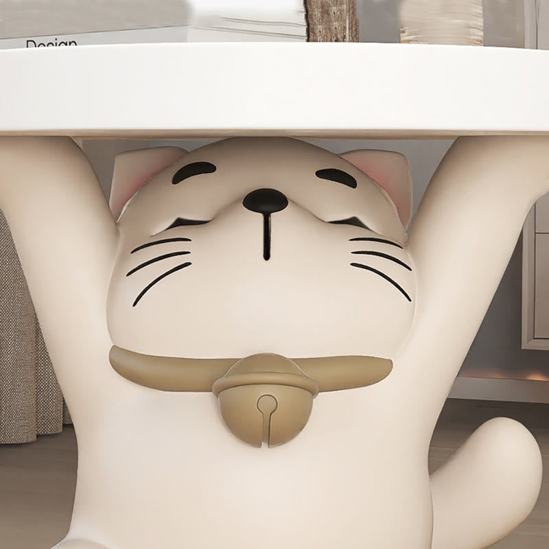 Kitten-shaped Side Table With Tray - image 4