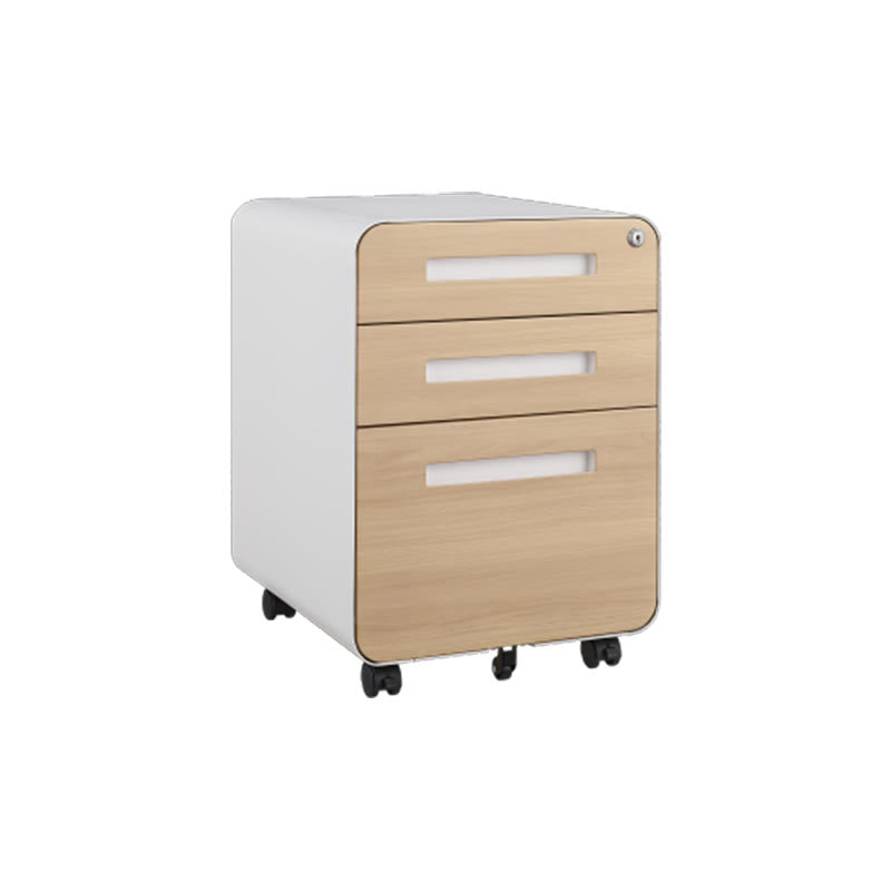 3 Drawer Metal Mobile File Cabinet - image 2
