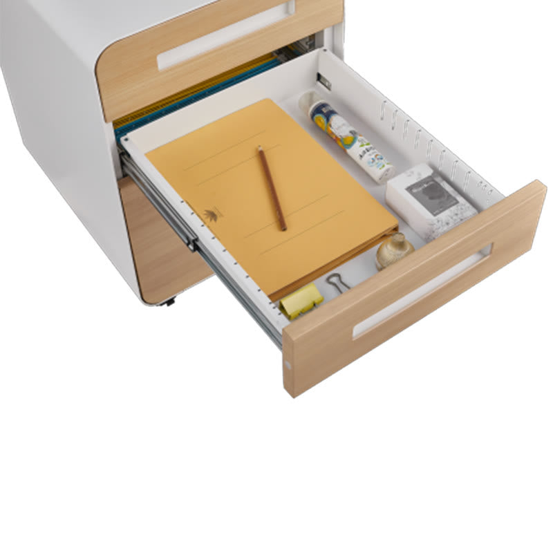 3 Drawer Metal Mobile File Cabinet - image 7