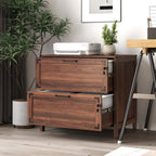 Farmhouse File Cabinet With Two Drawers - image 3