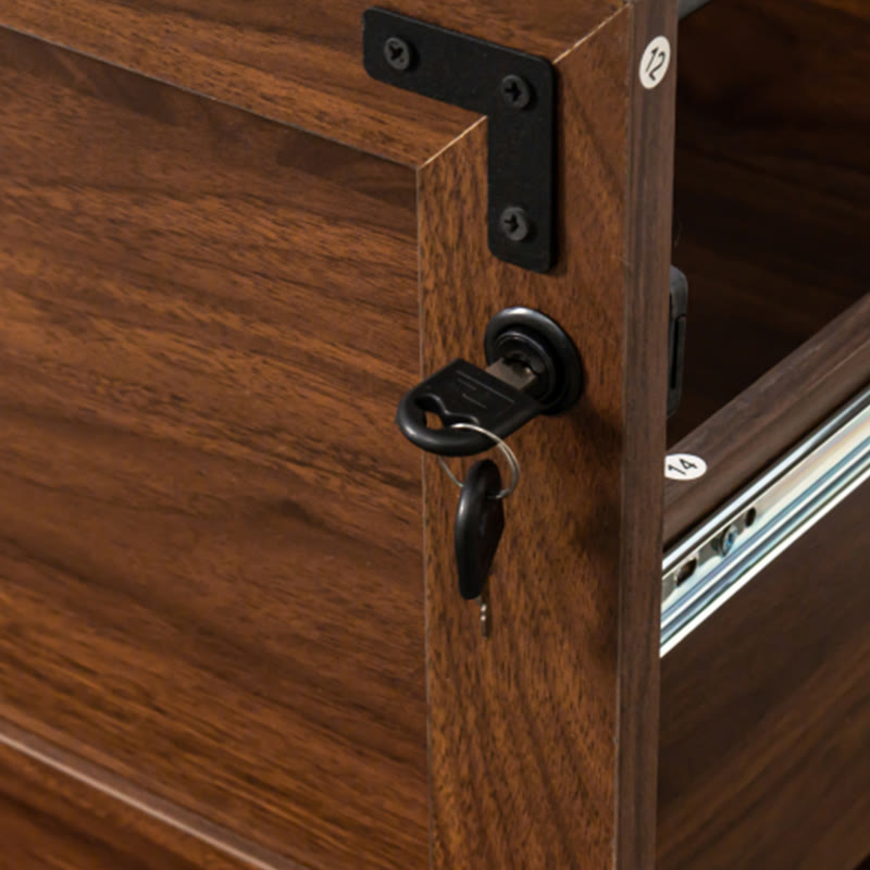 Farmhouse File Cabinet With Two Drawers - image 4