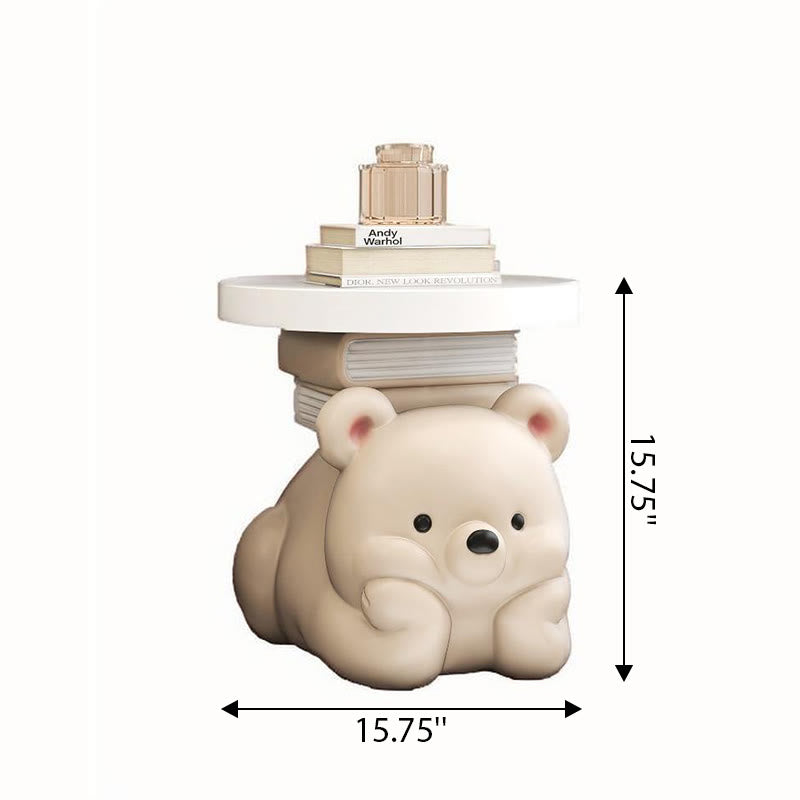 Side Table With Bear In A Prone Position  - image 9