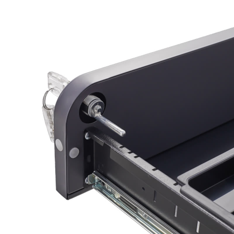 Round Corner Three Drawers Mobile File Cabinet - image 7