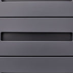Round Corner Three Drawers Mobile File Cabinet - image 5